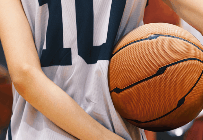 Kids' basketball game